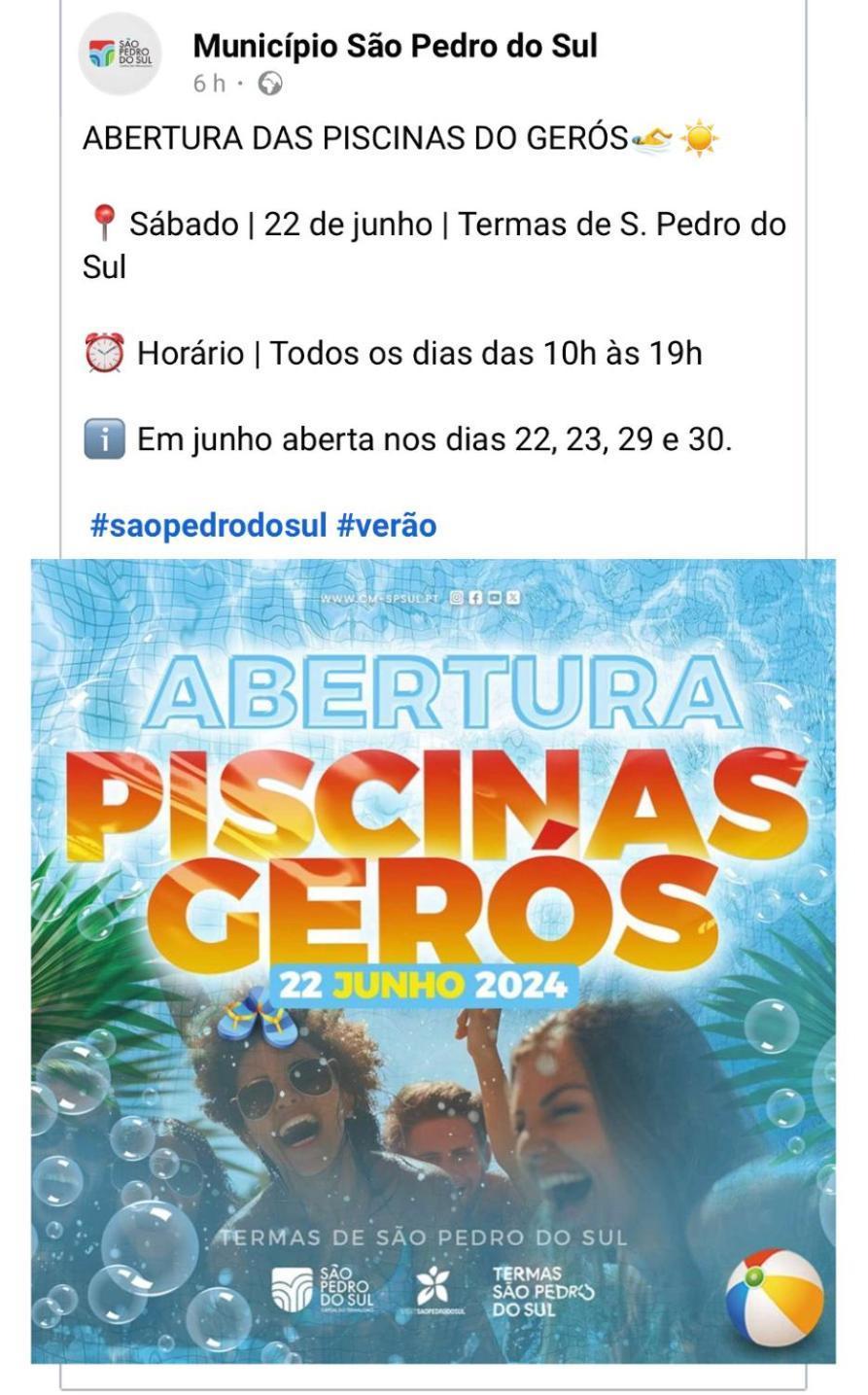 Nature E Spa Al - Termas Saude E Beleza, Totalmente Renovado - Piscinas Municipais Em Frente - Epoca Julho A Setembro 사오페드로도술 외부 사진